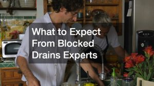 What to Expect From Blocked Drains Experts